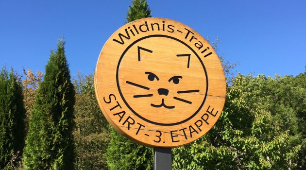 Wildnistrail Schild