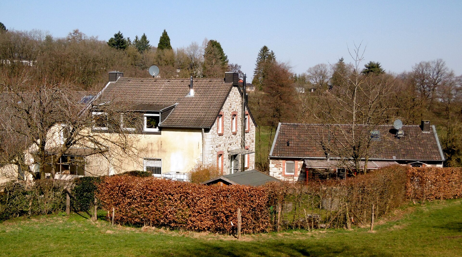 Die ehemalige Friesenrather Mühle in Aachen-Friesenrath