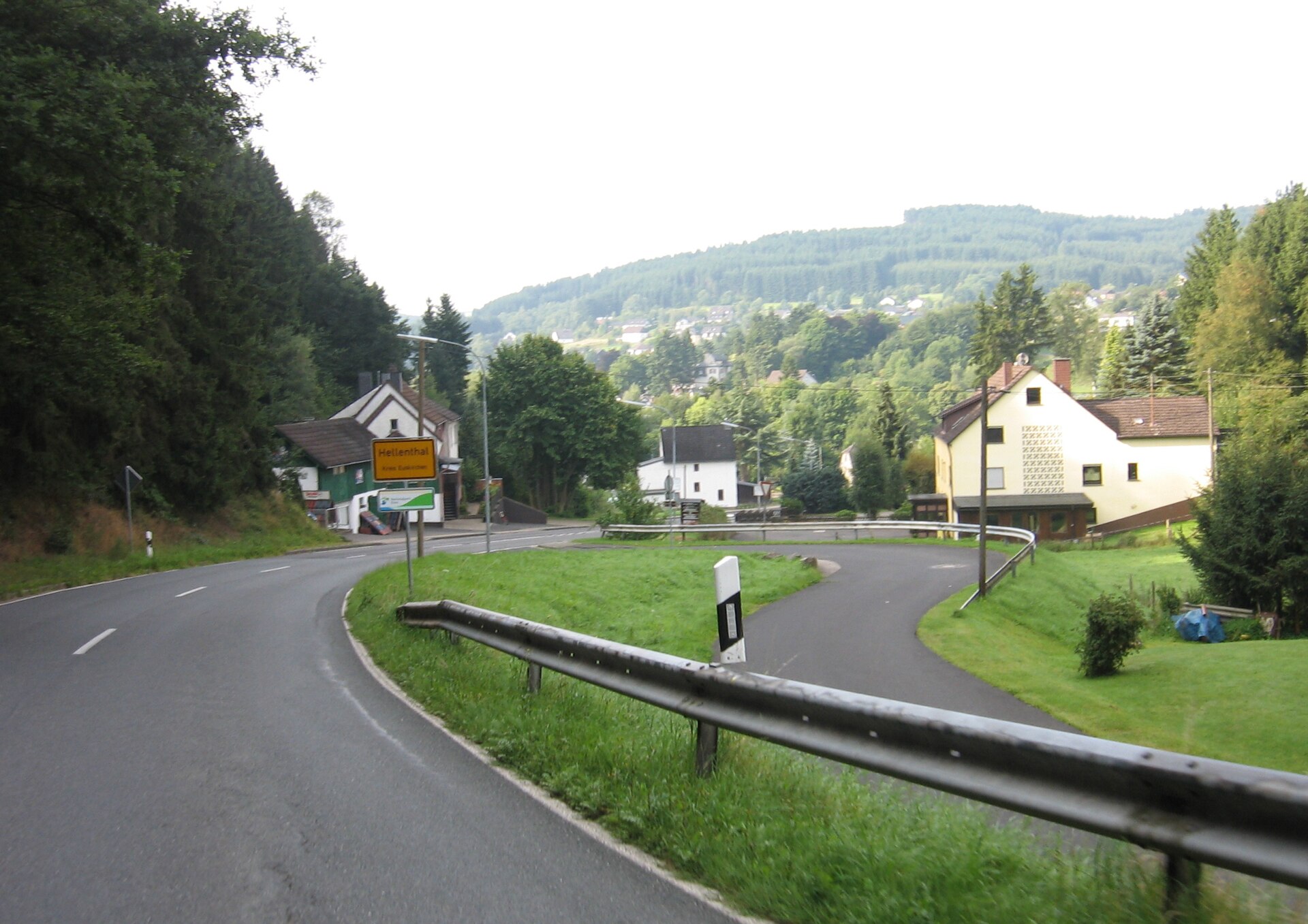 Ortsansicht von Hellenthal in der Nordeifel