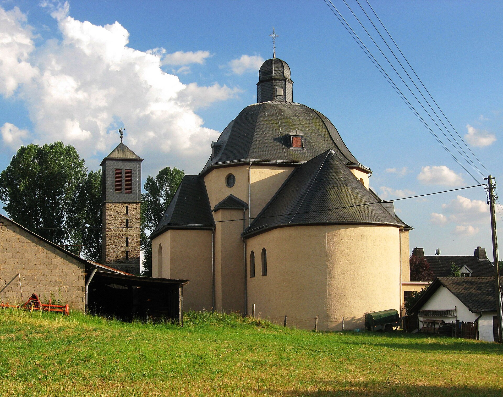 Die Pfarrkirche St. Remigius in Pronsfeld im Eifelkreis Bitburg-Prüm