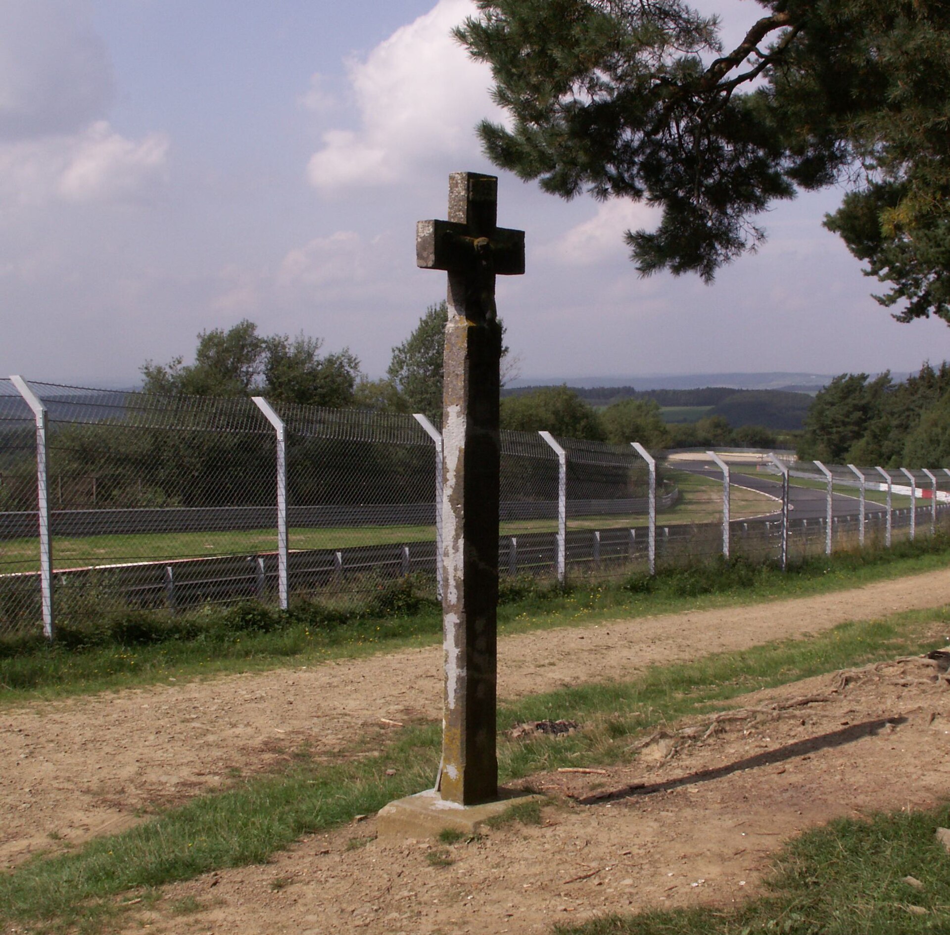 Das Schwedenkreuz an der Nürburgring-Nordschleife