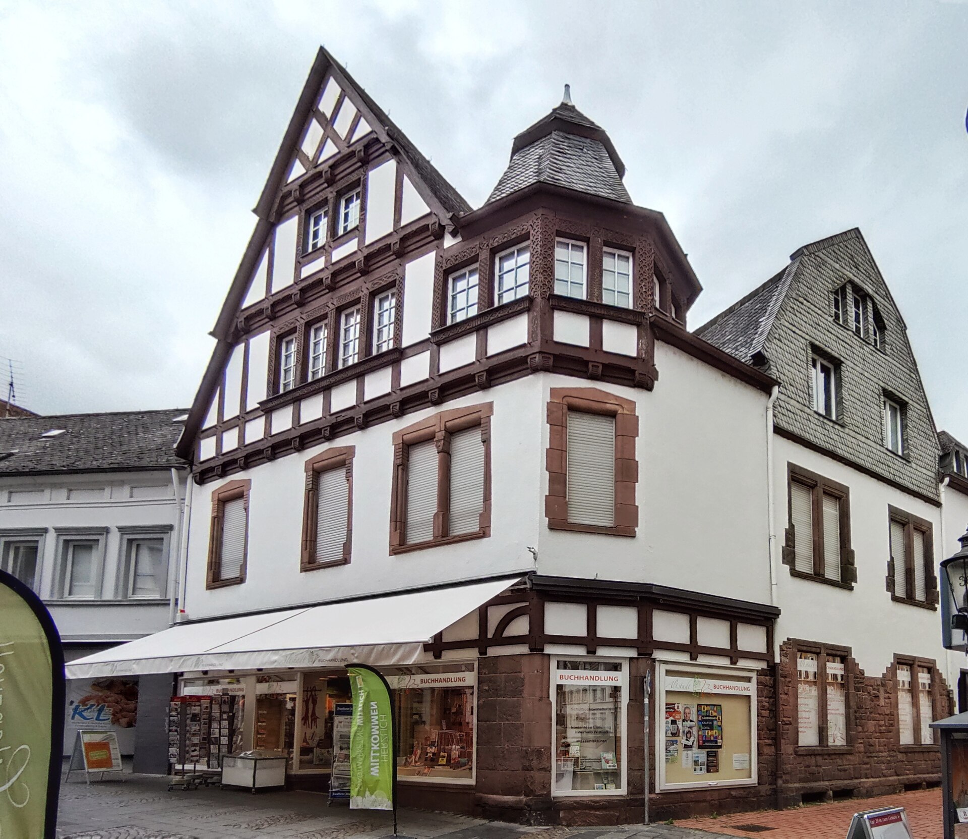 Blick in die Altstadt von Wittlich in der Wittlicher Senke